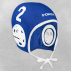 Blue team Water Polo Caps 