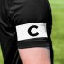 White Rugby Captains Armband