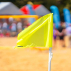 Coloured Corner Flags (4 Pack) [10x Colours]