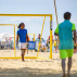 5.5m x 2.2m FORZA Alu110 Freestanding Beach Soccer Goal 