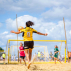5.5m x 2.2m FORZA Alu60 Beach Soccer Goal