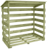 Harrier Wooden Log Store | Net World Sports