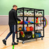 Rolling XL Sports Equipment Storage Cabinet