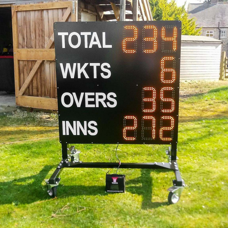 Club Electronic Cricket Scoreboard [1.1m x 1.2m] | Net World Sports