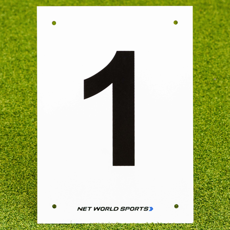 A4 Tennis Court & Sports Pitch Number Plates | Tennis Court Equipment | Sports Pitches Equipment | Net World Sports