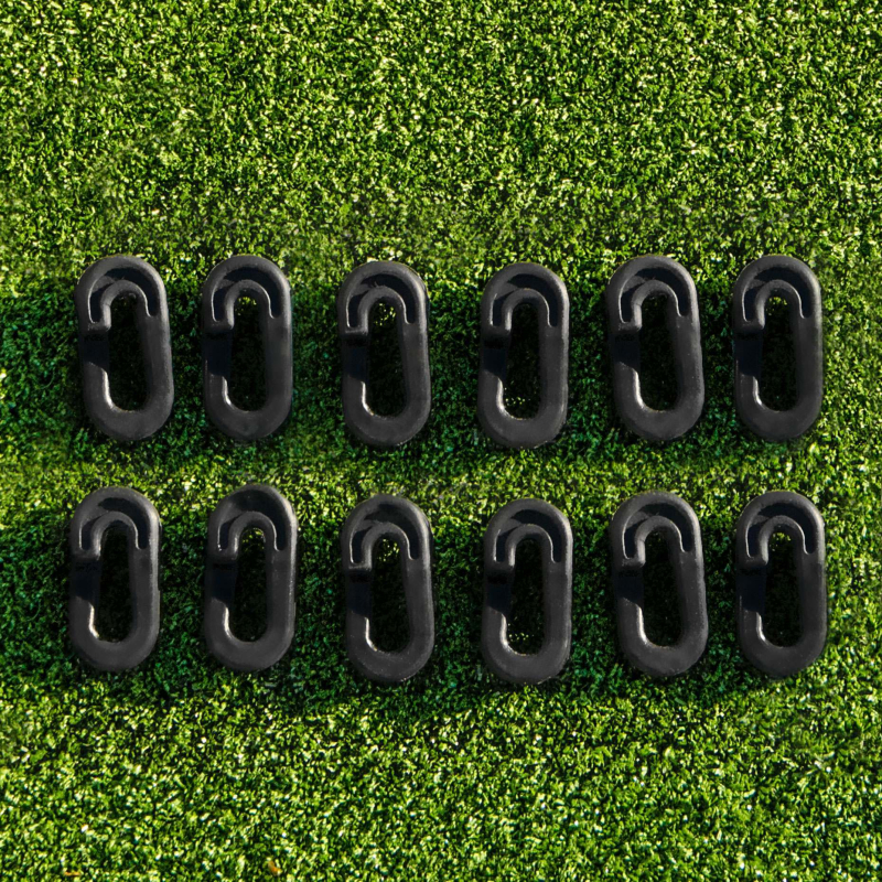 Tennis Net Clips [80 Pack] - Black