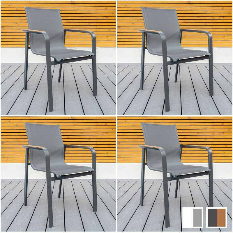 Set of Four Outdoor Chairs