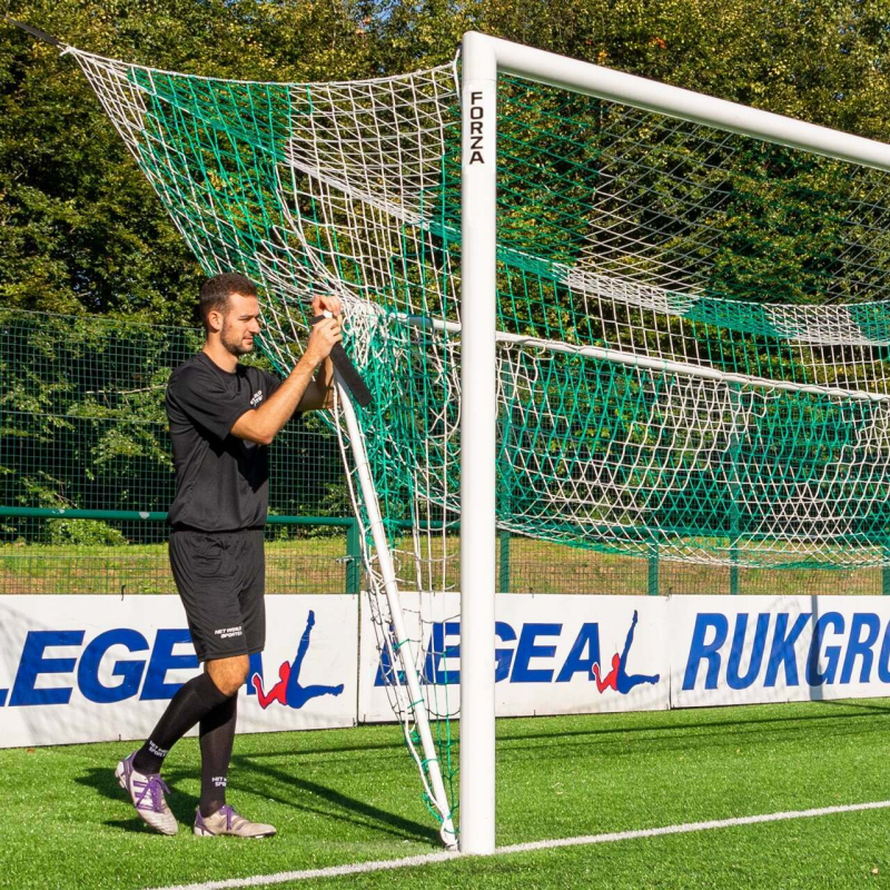 Hinged Bottom Net Frame for Stadium Goals | Net World Sports