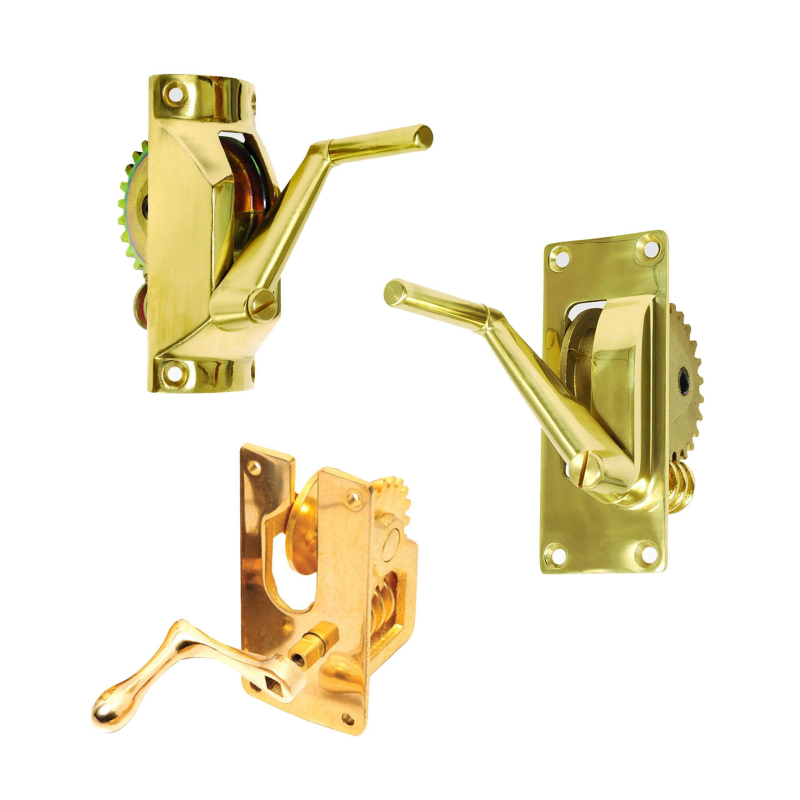 Brass Winder Mechanism For Tennis Posts | Net World Sports