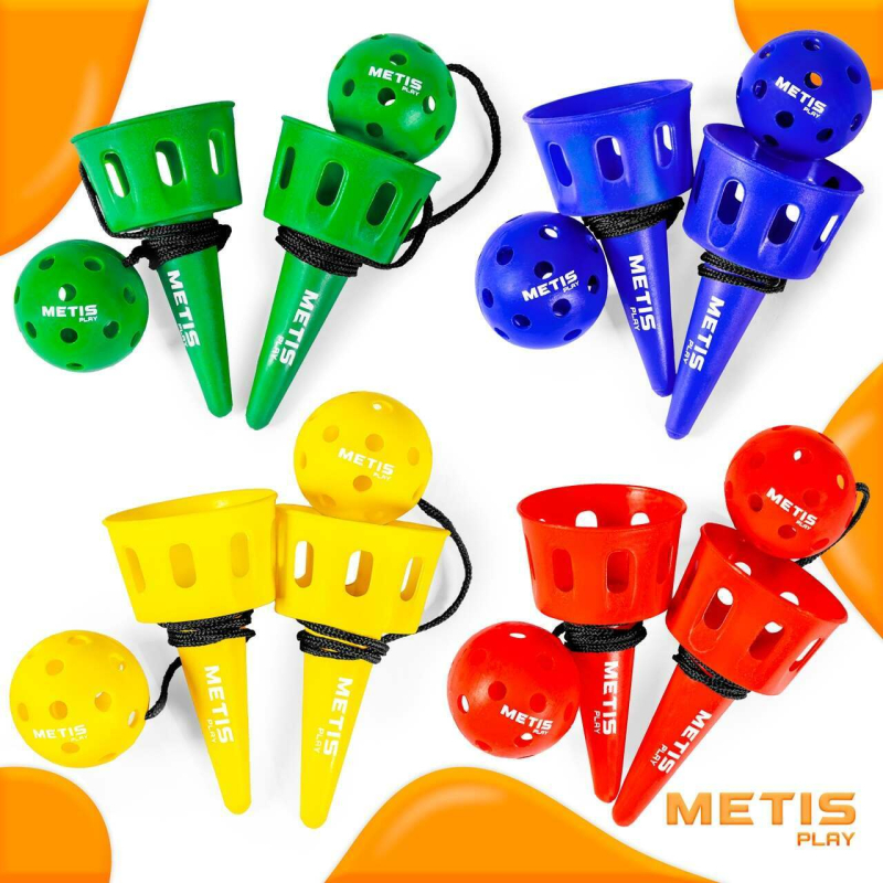 Vibrant Cup and Ball Game