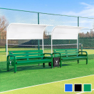 Video for Vermont Aluminium Tennis Court Bench Set [3x Colours]
