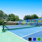 Video for Vermont 360° Freestanding Pickleball Posts [Tournament Grade]