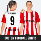 Video for Custom FORZA Women’s Striped Football Shirts [XS-XL]