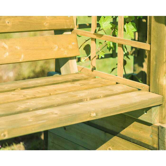 heavy-duty wooden bench