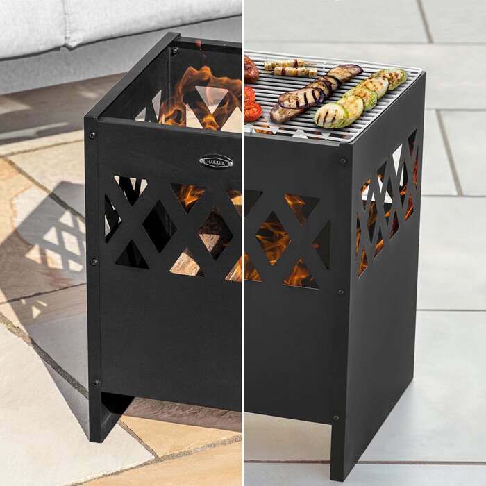 geo fire pit | rustic fire pit