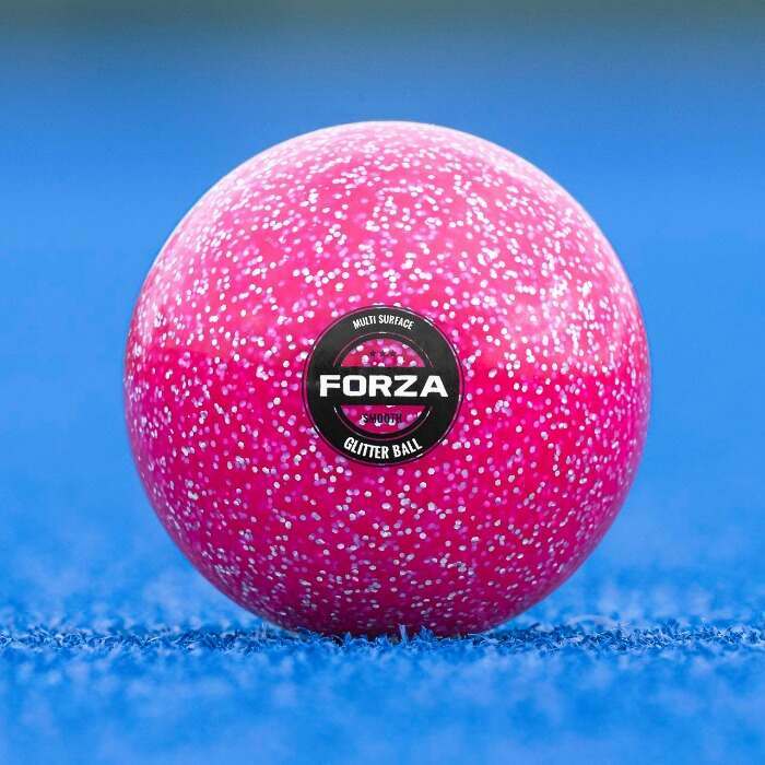 pink glitter hockey balls 