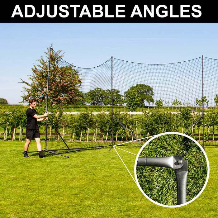 Premium Ball Stop Net System | Adjustable Angle Design