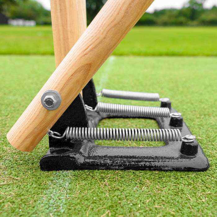 Spring Back Cricket Stumps | Heavy Duty Zinc Plated Springs