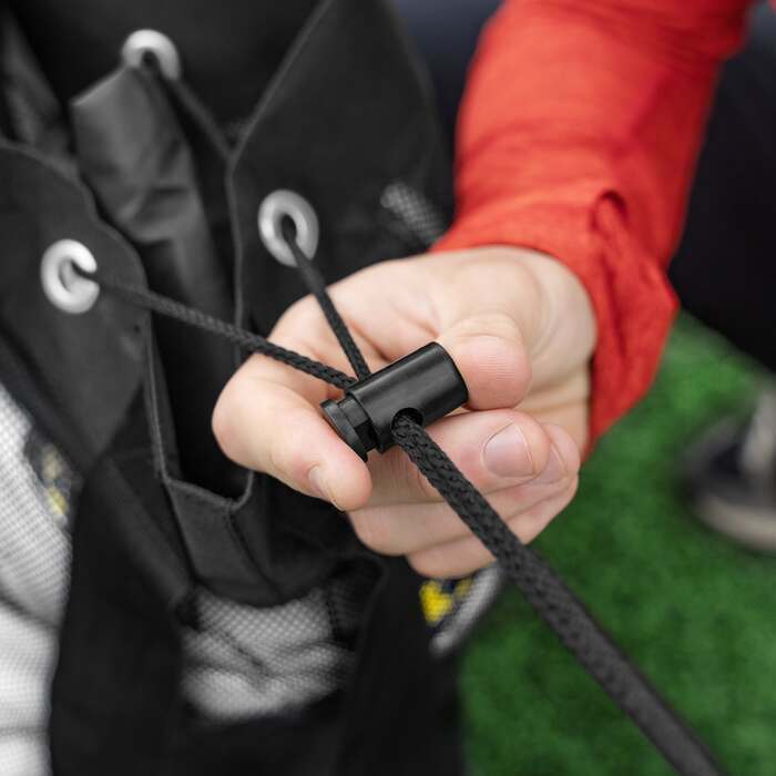 ball carry backpack with drawstring