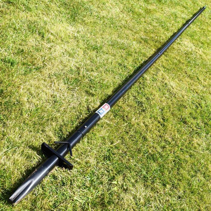 Archery netting pole