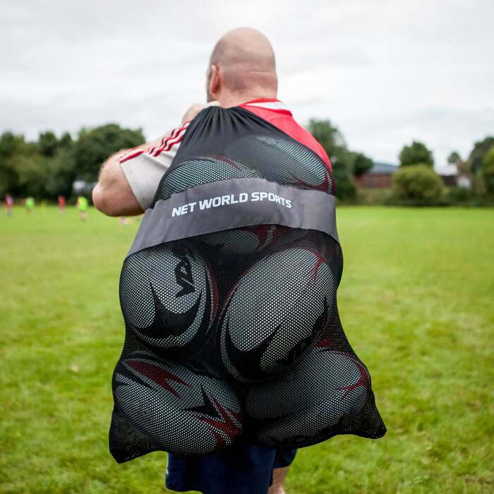Rugby Ball Carry Ten Balls