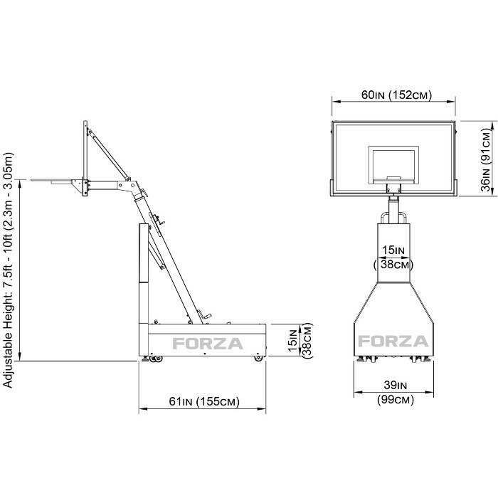 Adjustable Basketball Goal