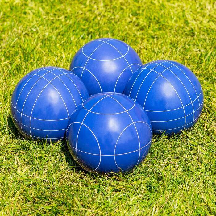 Blue Poly-Resin 10cm Bocce Balls