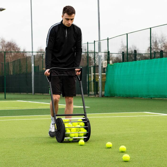 Easy Tennis Ball Pick Up | Unique Mower Design