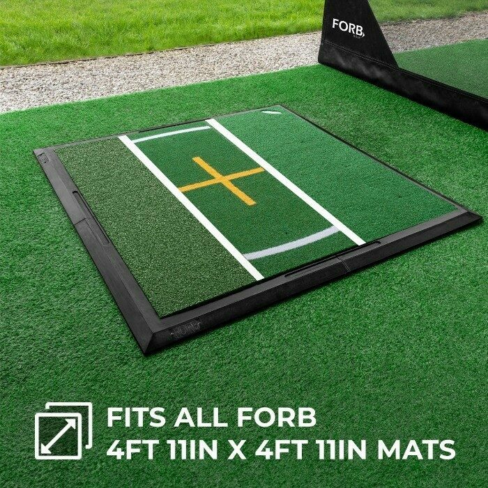 Golf Rubber Mat Bases in Two Sizes