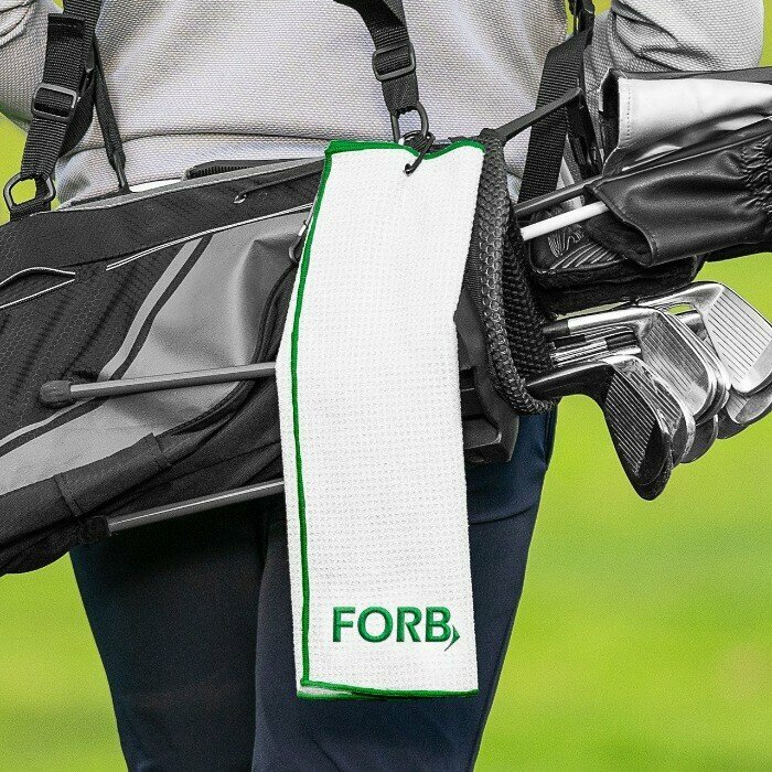 White Golf Towel