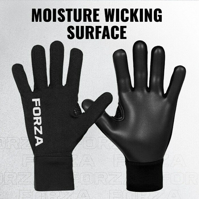 moisture wicking football goalkeeper gloves
