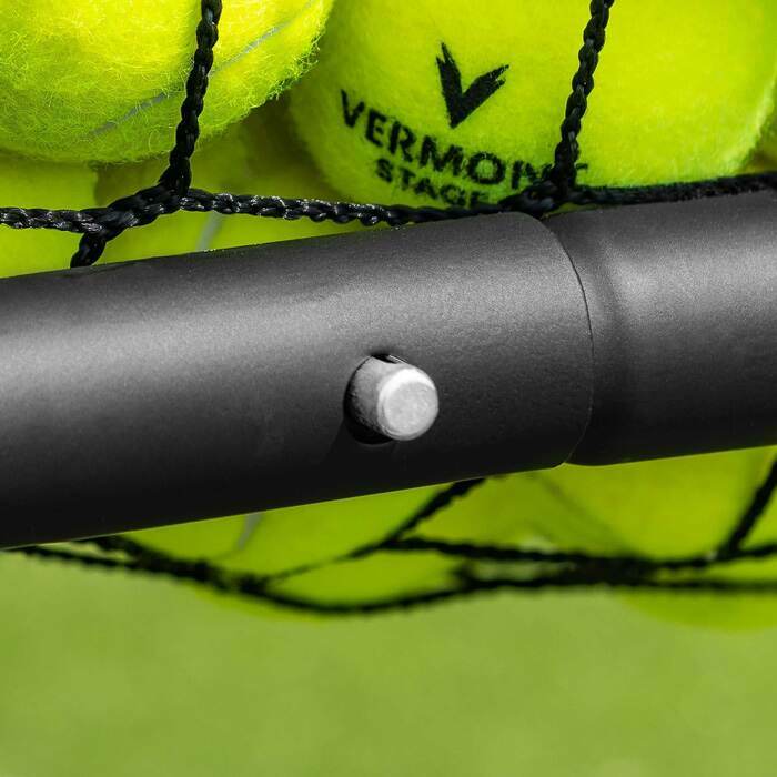 Durable Tennis Ball Carry Cart | Steel Tennis Hopper