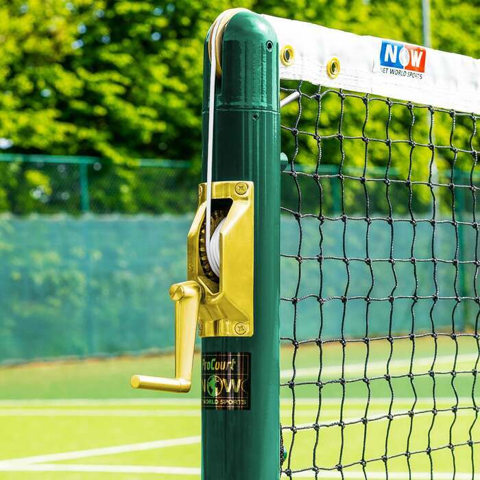 Vermont Round Tennis Post - Brass Winder