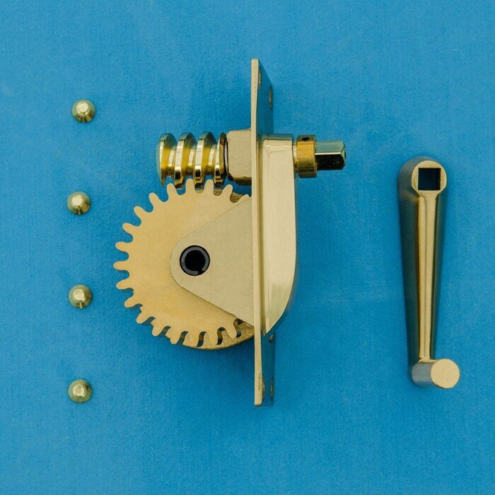 Brass Winding Mechanisms for Tennis Posts