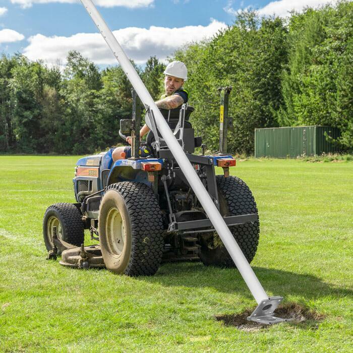Rugby post assembler