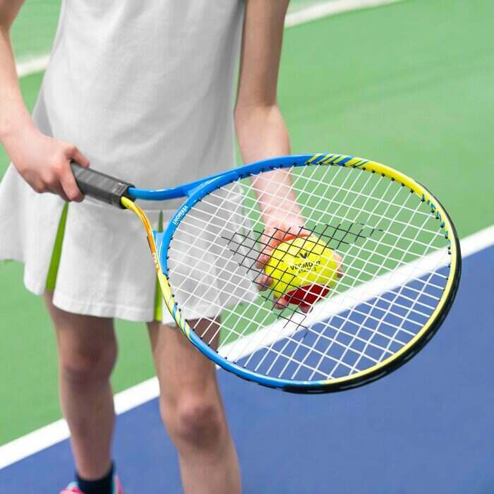 Tennis rackets and balls