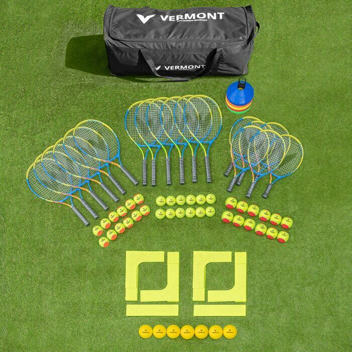 Mini tennis equipment for schools