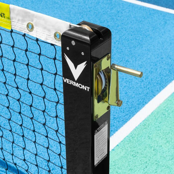 Pickleball net with posts