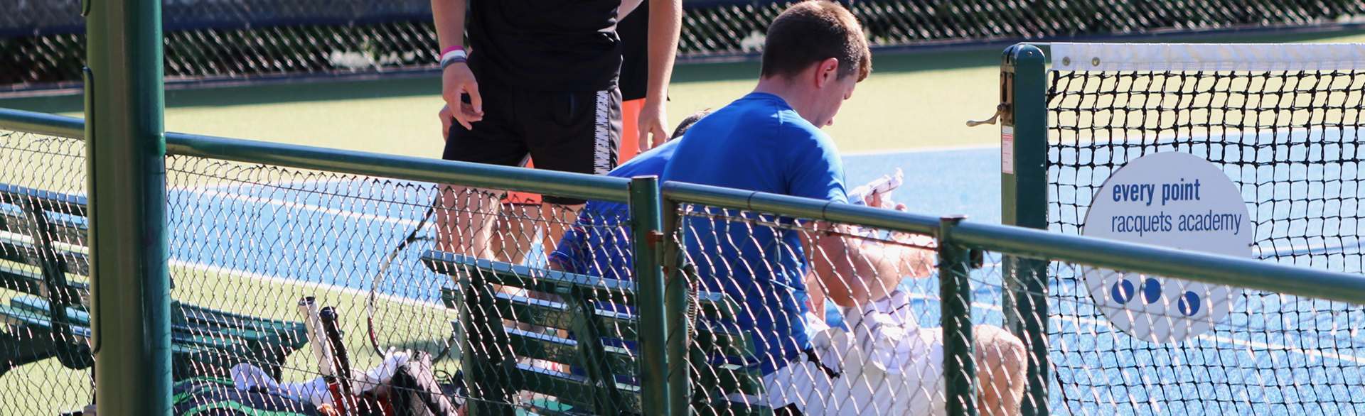 Net World Sports Courtside Benches at Wolverhamton LTSC