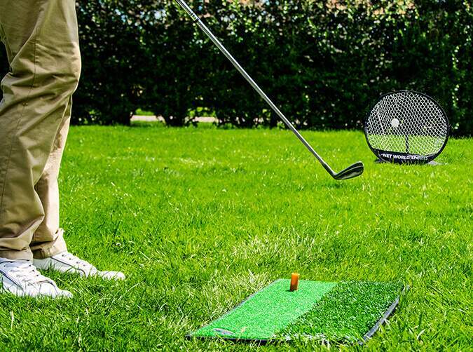 Golf chipping practice net