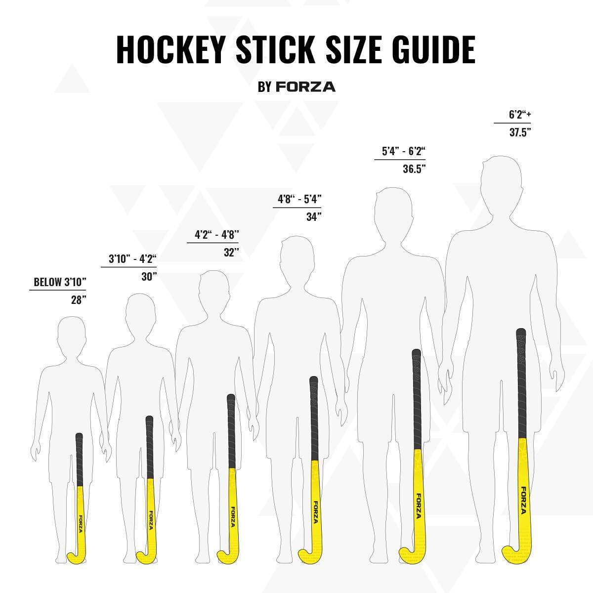 hockey stick size guide
