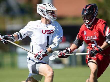 Canada Vs USA lacrosse